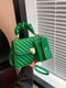 Зелена сумка крос-боді з маленькою ручкою | 6875188 | фото 3