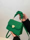 Зелена сумка крос-боді з маленькою ручкою | 6875188 | фото 8