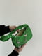 Зелена сумка-багет з декоративними ланцюжками | 6875194 | фото 4