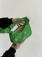 Зелена сумка-багет з декоративними ланцюжками | 6875194 | фото 6