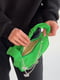 Зелена сумка-багет з декоративними ланцюжками | 6875194 | фото 7