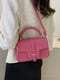 Рожева сумка крос-боді з маленькою ручкою | 6875216 | фото 3