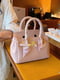 Рожева сумка крос-боді з двома ручками | 6875226 | фото 9
