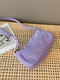 Фіолетова маленька сумка-багет | 6875285 | фото 5