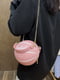 Рожева кругла сумка-м'яч на ланцюжку | 6875290 | фото 5