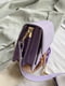 Фіолетова сумка крос-боді на три відділи | 6875311 | фото 5