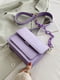 Фіолетова сумка крос-боді на три відділи | 6875311 | фото 6