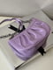 Фіолетова класична сумка-багет на срібному ланцюжку | 6875340 | фото 9
