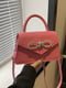 Рожева сумка крос-боді зі сріблястим декором | 6875349 | фото 3