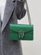Зелена сумка крос-боді з залізною підковою | 6875367 | фото 9