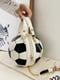 Біла кругла сумка футбольний м'яч на ланцюжку | 6875398 | фото 3