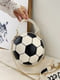 Біла кругла сумка футбольний м'яч на ланцюжку | 6875398 | фото 5