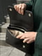 Чорна сумка крос-боді з маленькою ручкою | 6875462 | фото 8