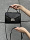 Чорна сумка крос-боді на ланцюжку | 6875463 | фото 10
