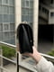 Чорна сумка крос-боді з ремінцем-ланцюжком | 6875464 | фото 5