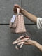 Рожева сумка крос-боді з маленькою ручкою | 6875467 | фото 4