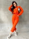 Лляний костюм двійка помаранчевого кольору | 6876962 | фото 2