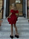 Приголомшлива літня сукня з тканини ролекс-горох червона | 6876994 | фото 4