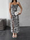 Сукня із софту міді в принт зебра | 6877002 | фото 5