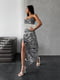 Сукня із софту міді в принт зебра | 6877002 | фото 7