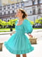 Сукня літня з бавовни бірюзова | 6877015 | фото 8