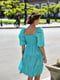 Сукня літня з бавовни смарагдова | 6877016 | фото 3