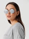Сонцезахисні окулярі в серебряній оправі | 6875650 | фото 2
