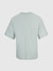 Бавовняна футболка оливкового кольору з принтом | 6875752 | фото 10