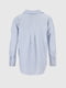 Біло-блакитна бавовняна сорочка в смужку | 6875794 | фото 10