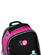Рюкзак шкільний рожево-чорний з принтом | 6875828 | фото 7