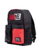 Чорний рюкзак з червоною кишенею | 6875848 | фото 2