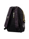 Рюкзак чорний з принтом і кишенями по бокам | 6875858 | фото 4