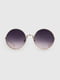 Сонцезахисні окулярі в золотій оправі | 6875894 | фото 6