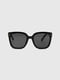 Сонцезахисні окулярі в чорній оправі  | 6875921 | фото 3