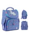 Рюкзак каркасний фіолетовий з принтом і кишенею спереду | 6875940 | фото 2