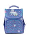 Рюкзак каркасний фіолетовий з принтом і кишенею спереду | 6875940 | фото 4