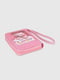 Рожевий гаманець з аплікацією “Зайка” та написом Lucky | 6875956 | фото 3