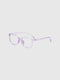 Іміджеві окуляри у фіолетовій оправі  | 6875961 | фото 4