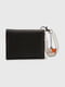 Чорний гаманець з малюнком “Котики” та брелком | 6875986 | фото 3