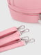 Рожевий рюкзак з екошкіри | 6875988 | фото 7