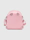 Рожевий рюкзак з екошкіри | 6876009 | фото 4