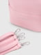 Рожевий рюкзак з екошкіри | 6876009 | фото 8