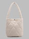 Біла текстильна сумка шопер з перешитого матеріалу | 6876010 | фото 6