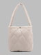 Біла текстильна сумка шопер з перешитого матеріалу | 6876010 | фото 7