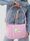 Рожева сумка з текстилю | 6876025 | фото 2
