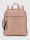 Рожевий рюкзак з екошкіри | 6876029 | фото 2
