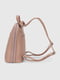 Рожевий рюкзак з екошкіри | 6876029 | фото 3