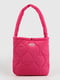 Рожева текстильна сумка | 6876039 | фото 2