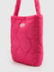 Рожева текстильна сумка | 6876039 | фото 4