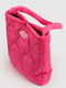 Рожева текстильна сумка | 6876039 | фото 6